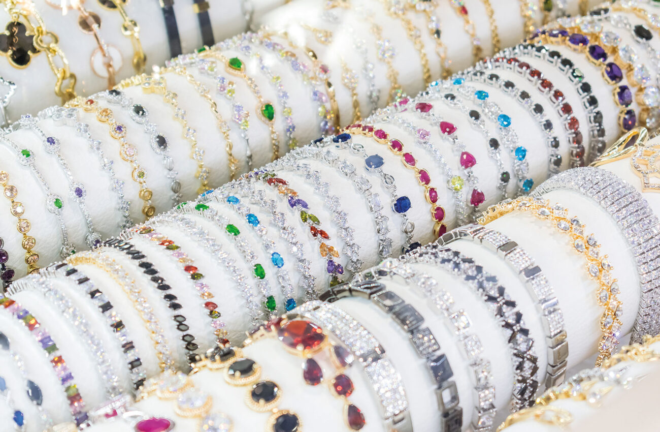 Weltweite Inventur von Schmuck- und Accessoiregeschäften