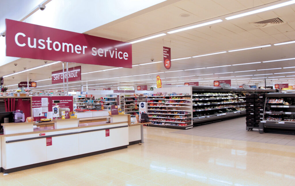 Betrachtung der Flächen-Etikettierung im Einzelhandel