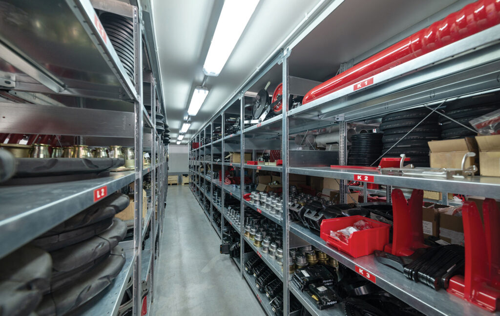 Inventurzählung von kleinteilen in der industrie