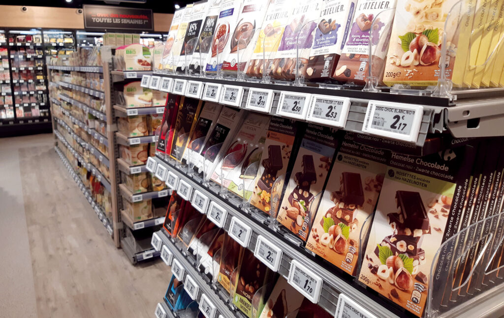 Installation elektronischer Regaletikettierungen