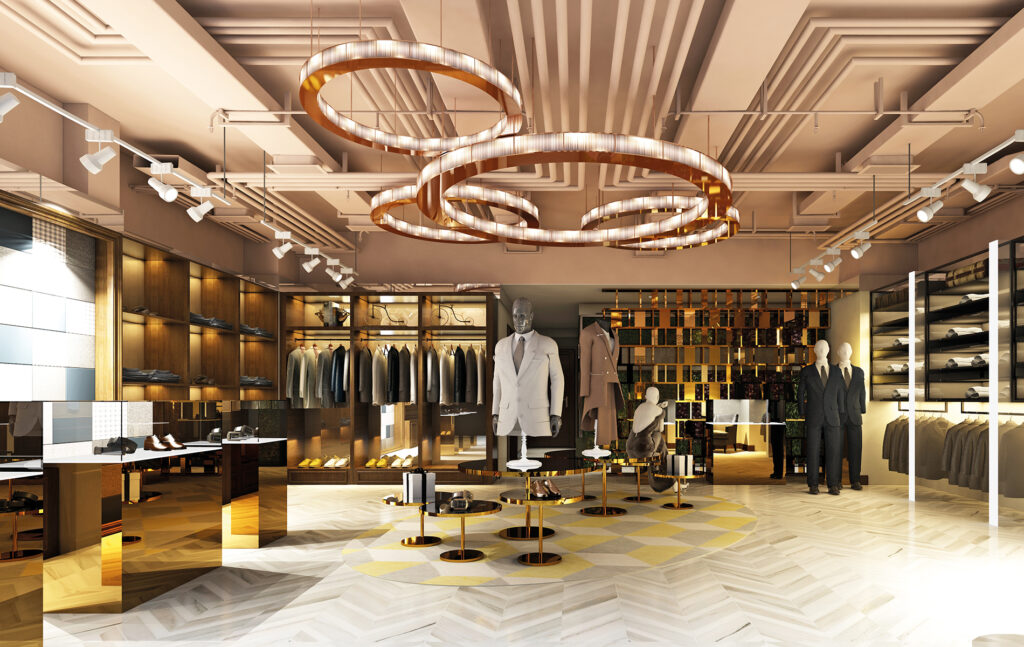 Bestände von Luxusmode-Markengeschäften