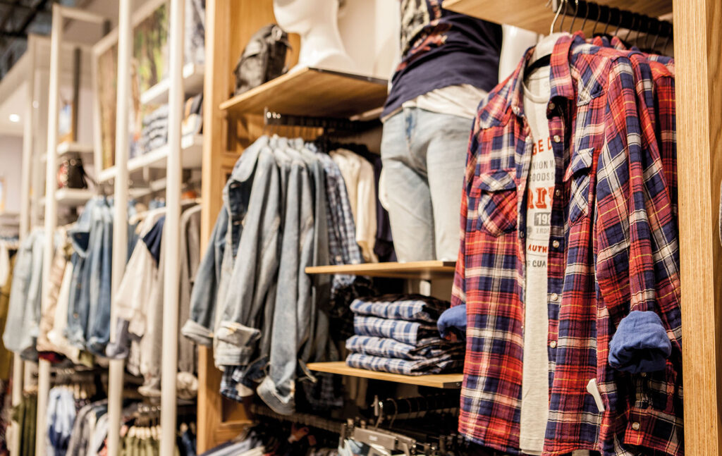 Zählung von Einzelhandelsgeschäften und Lagerbeständen