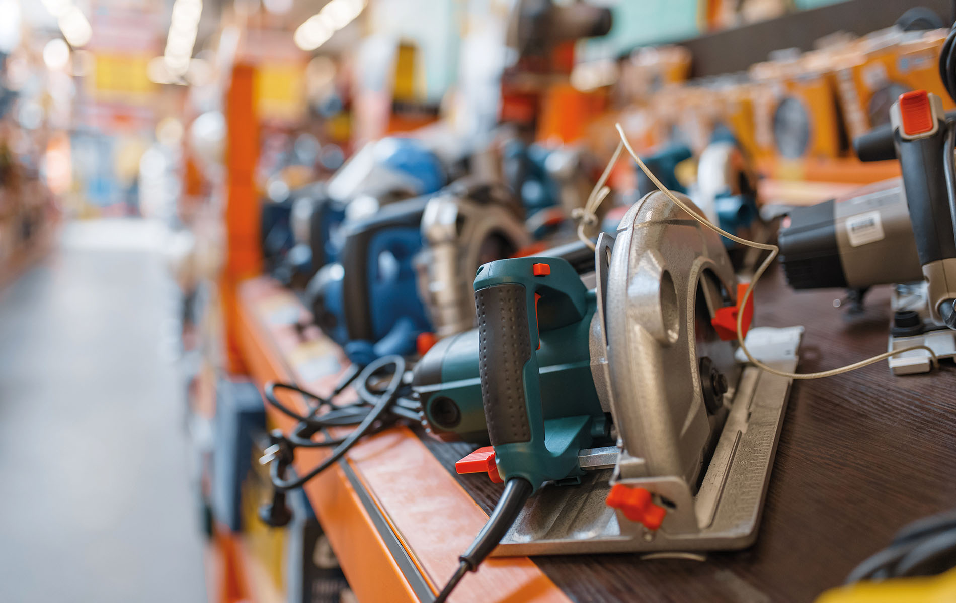 Baumarkt-Bestandszählungen Zählung der Lagerbestände